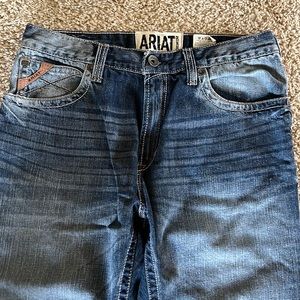 Men's Ariat M2 Relaxed Boot Jeans Size 35x36